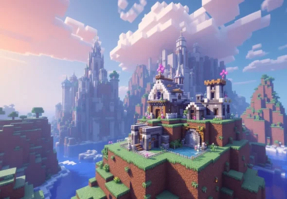 minecraft theme park